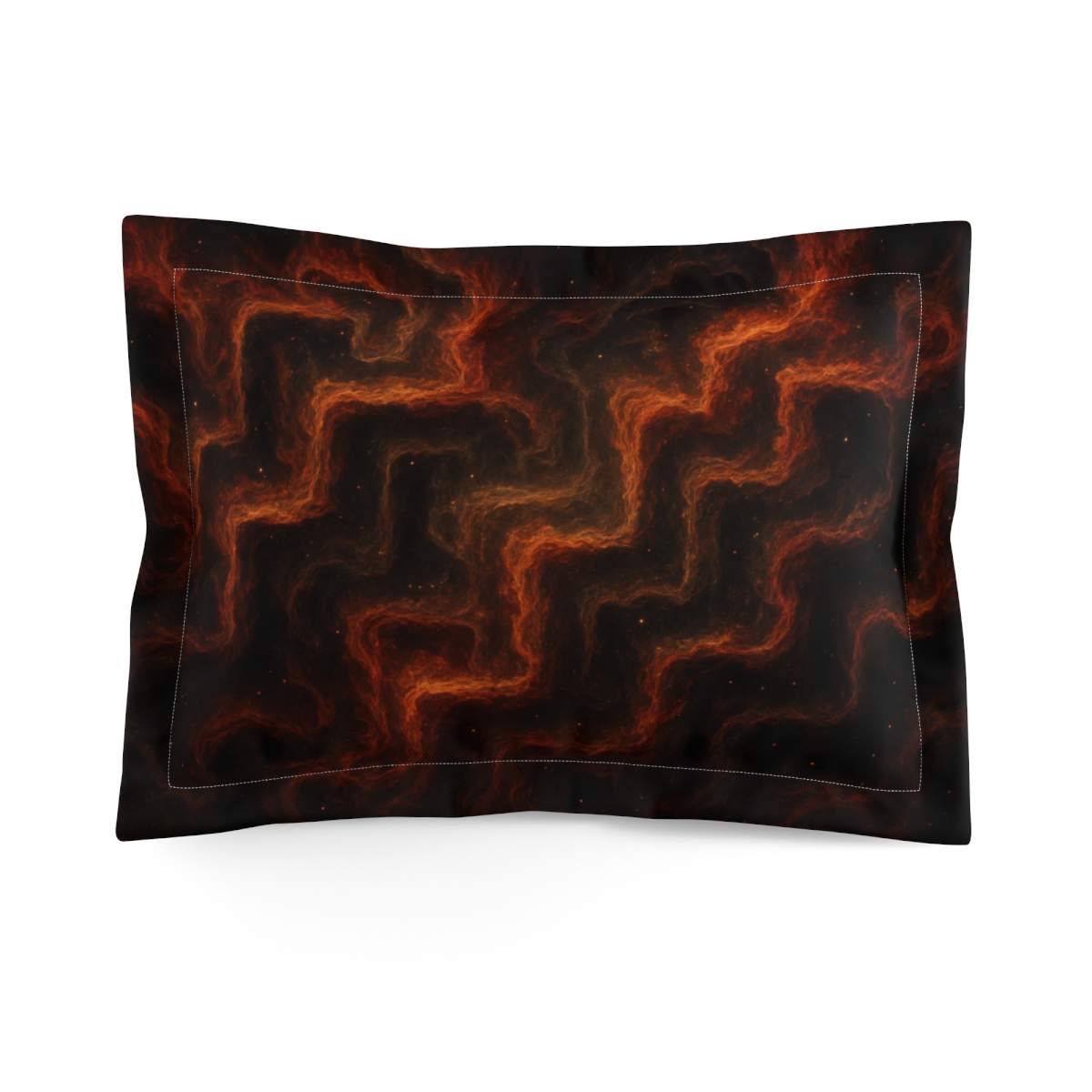 Fractal Nebula Labyrinth custom pillows