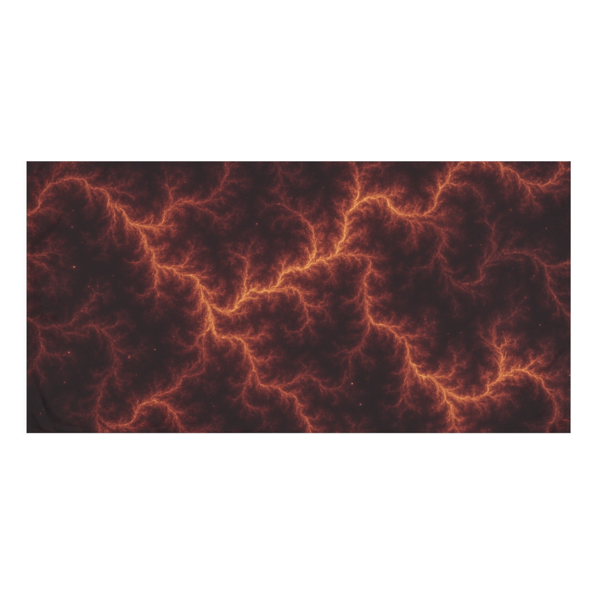 Fractal Nebula Labyrinth personalized bath towels