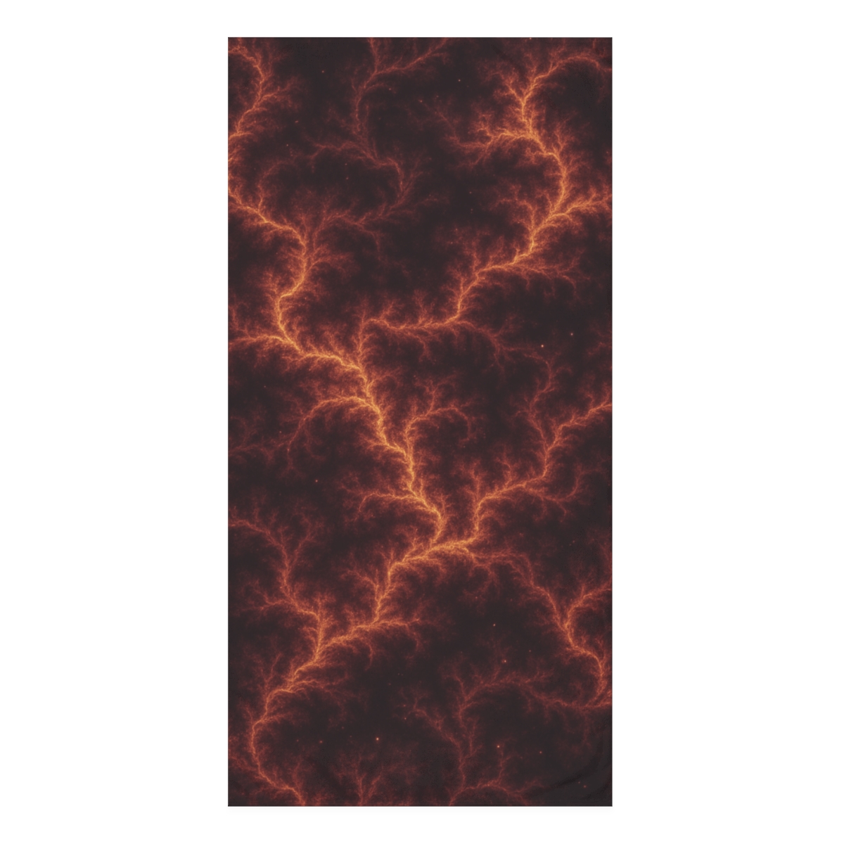 Fractal Nebula Labyrinth personalized bath towels