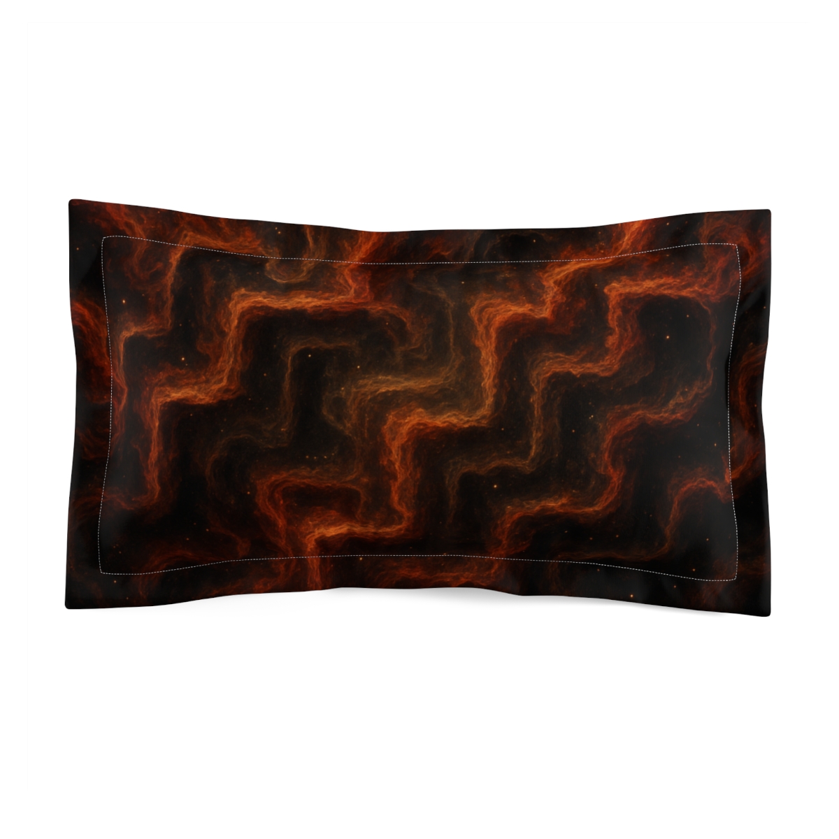 Fractal Nebula Labyrinth custom pillows