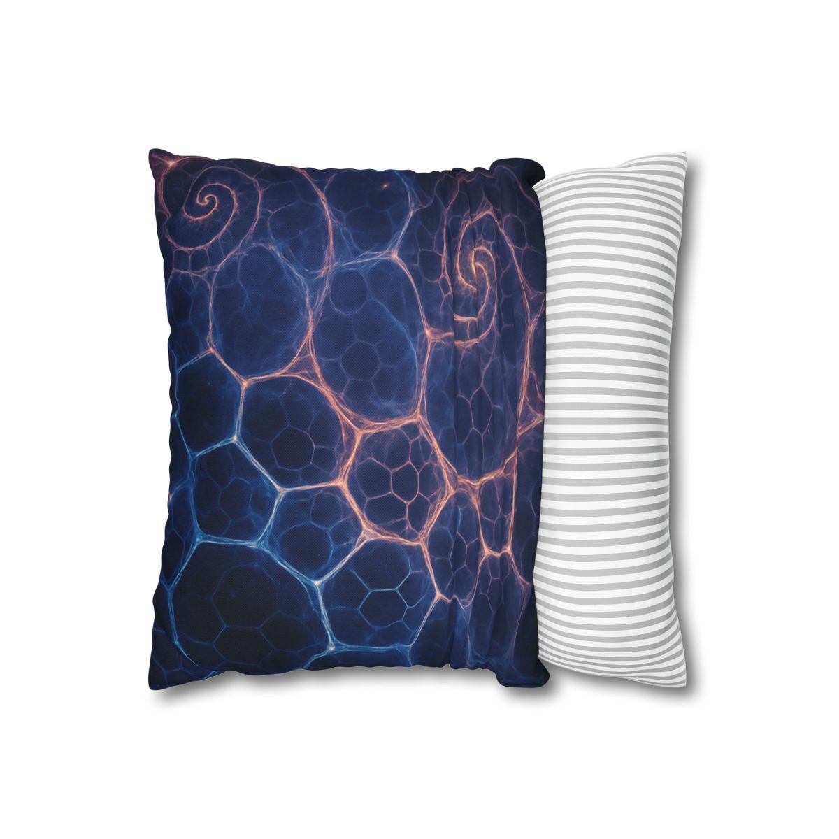 Fractal Nebula Lattice unique gift pillow cases