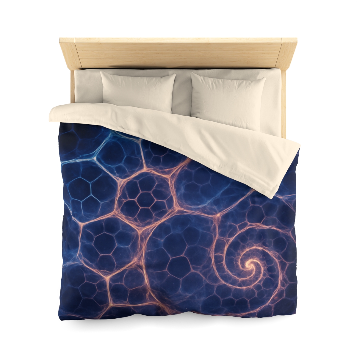 Fractal Nebula Lattice duvets for gifts