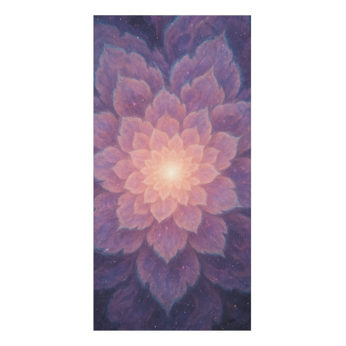 Fractal Nebula Petal Bloom personalized bath towels
