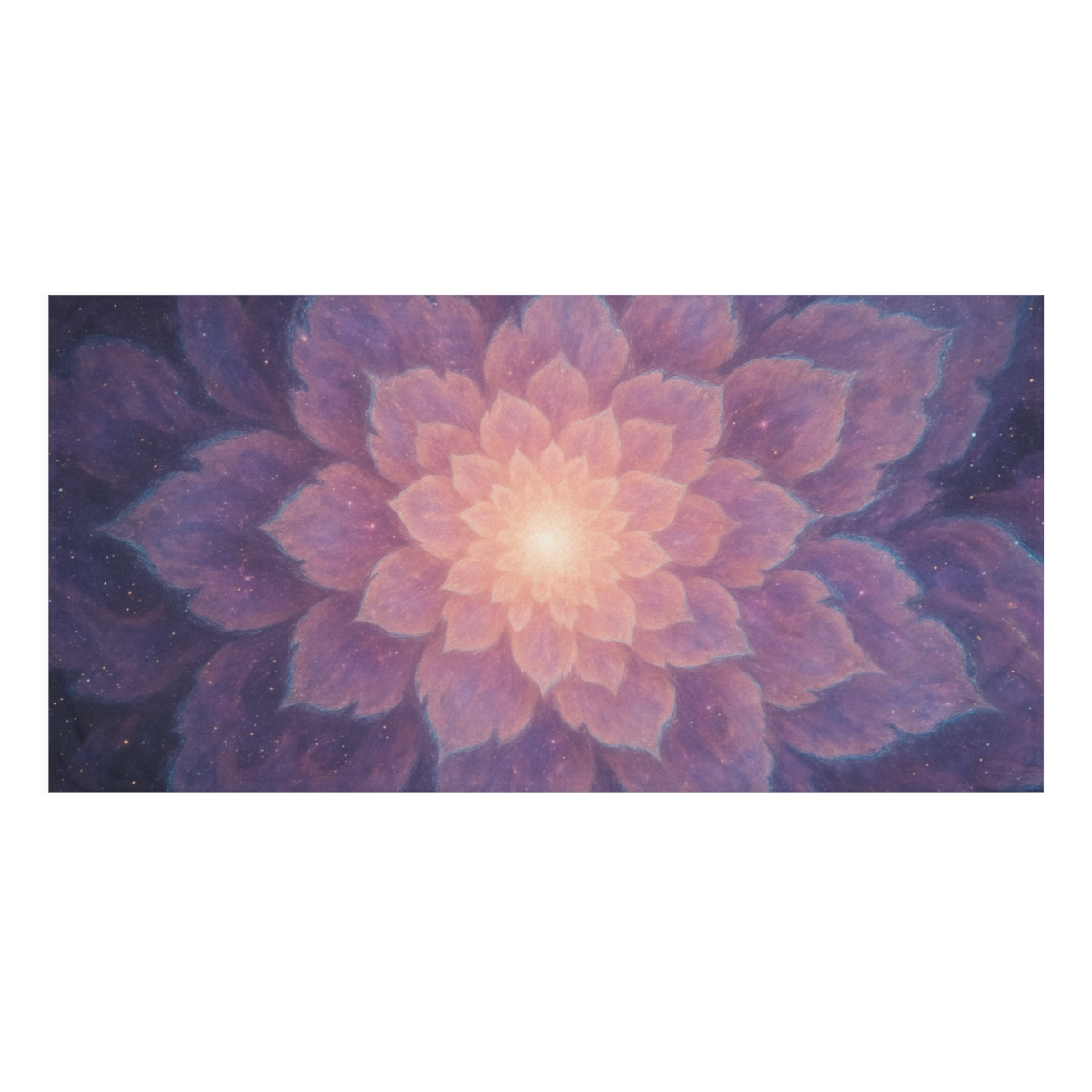 Fractal Nebula Petal Bloom personalized bath towels