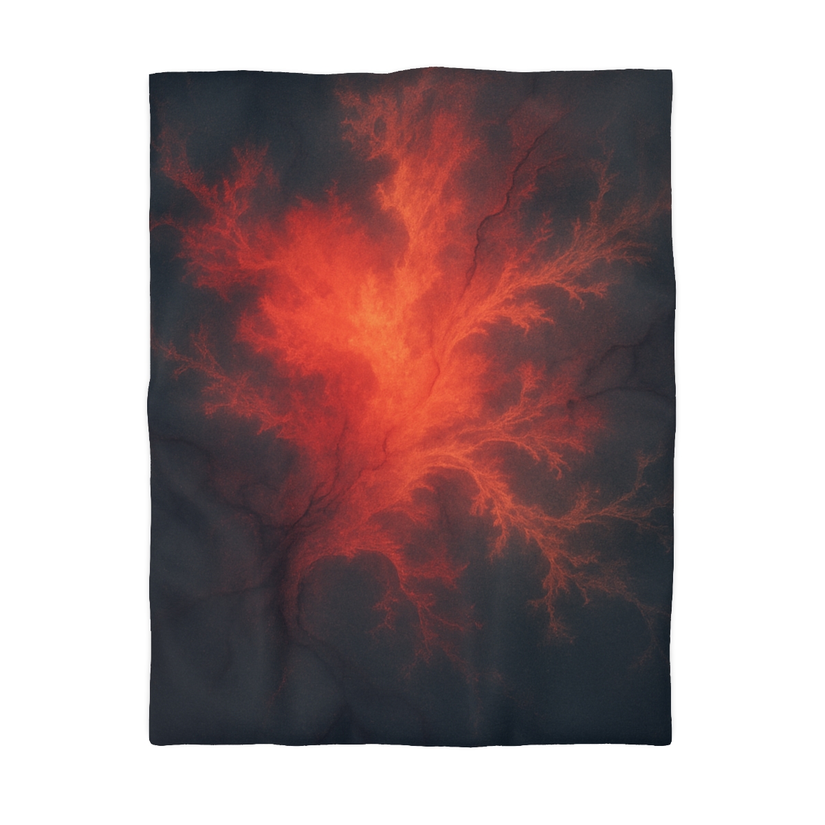 Fractal Nebula Tidal Bloom stylish duvet covers