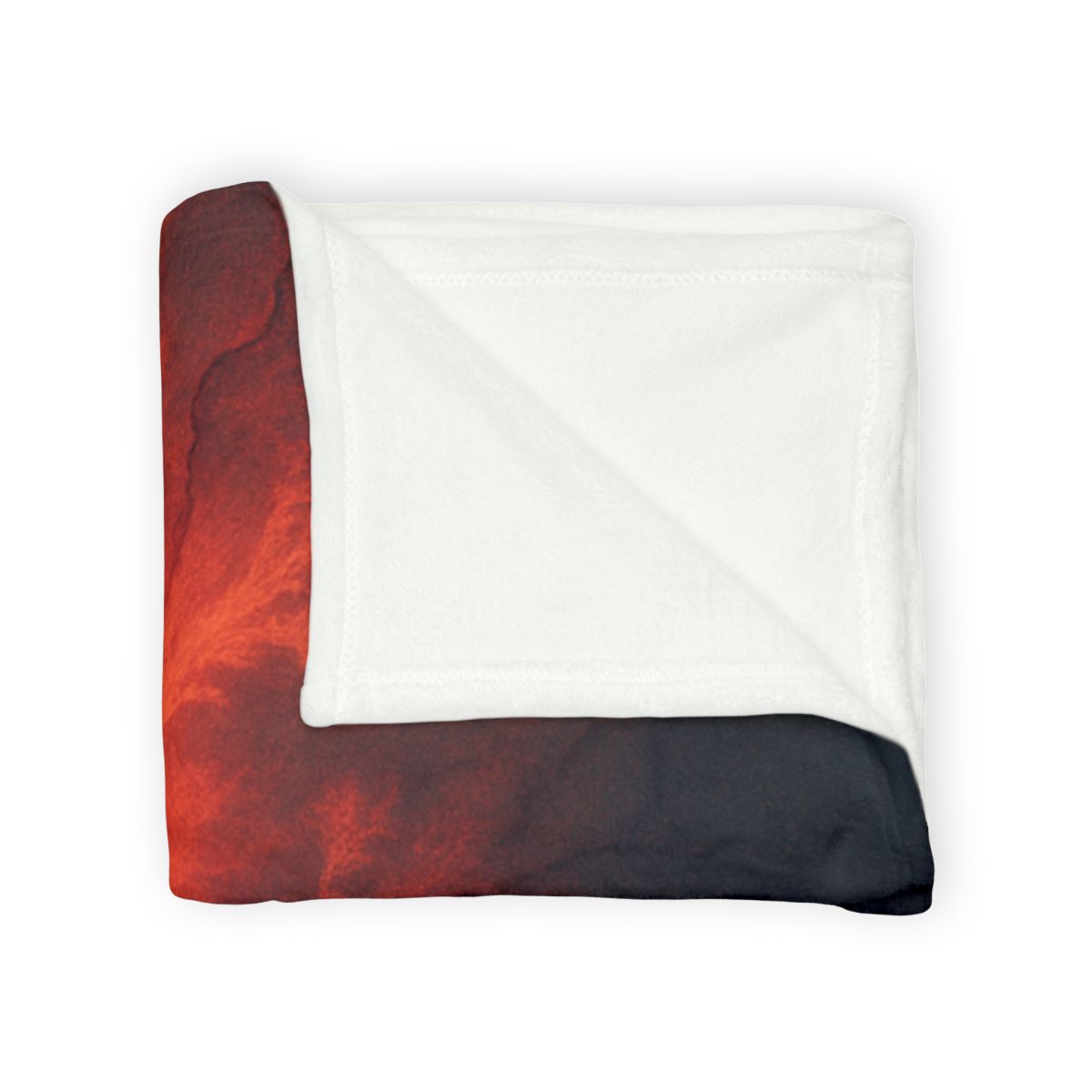 Fractal Nebula Tidal Bloom stylish throw blankets