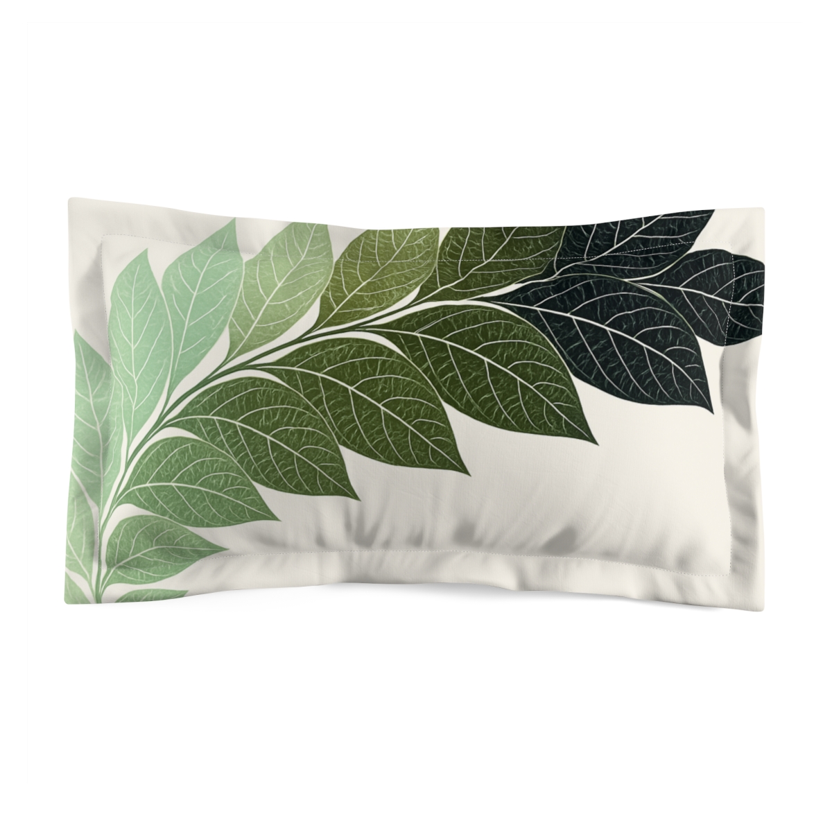 Fractaled Leaf Arc personalized decorative pillows
