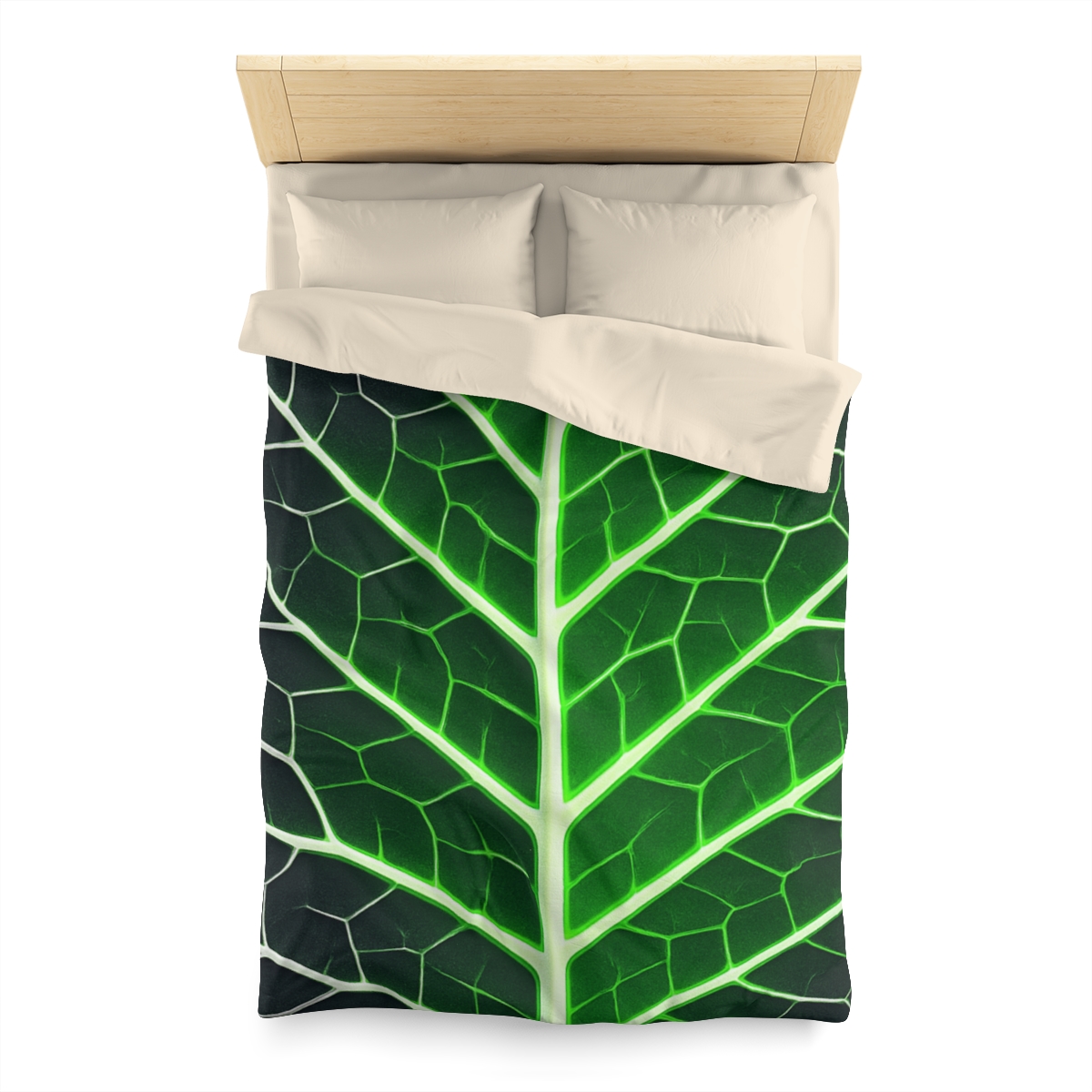 Fractaled Leaf Vein Web soft comforter duvets