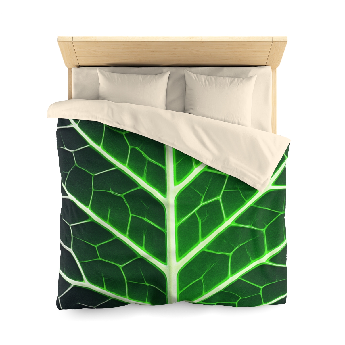 Fractaled Leaf Vein Web soft comforter duvets