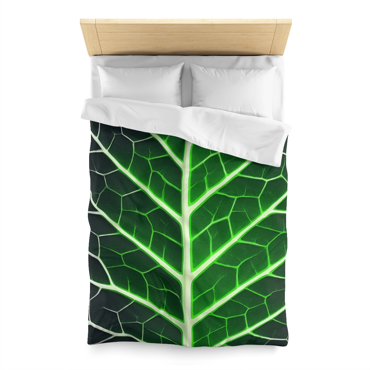 Fractaled Leaf Vein Web soft comforter duvets