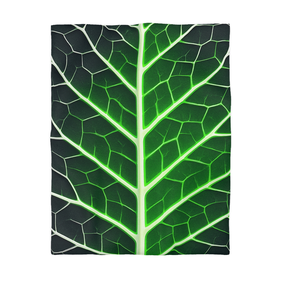 Fractaled Leaf Vein Web soft comforter duvets