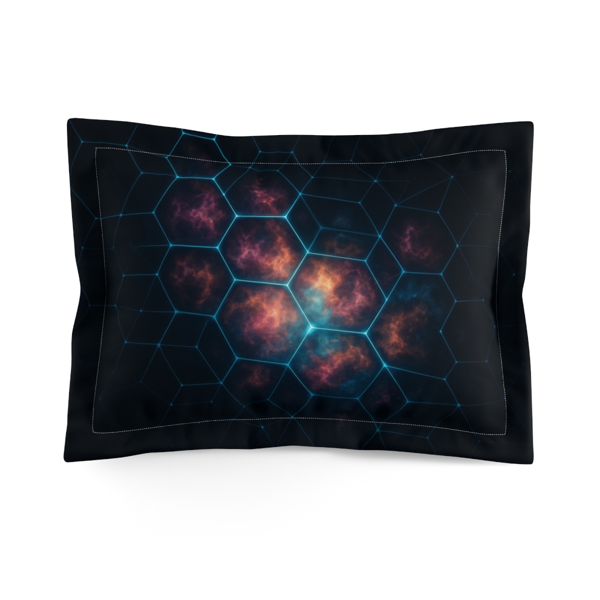 Fractaled Nebula Lattice custom pillows