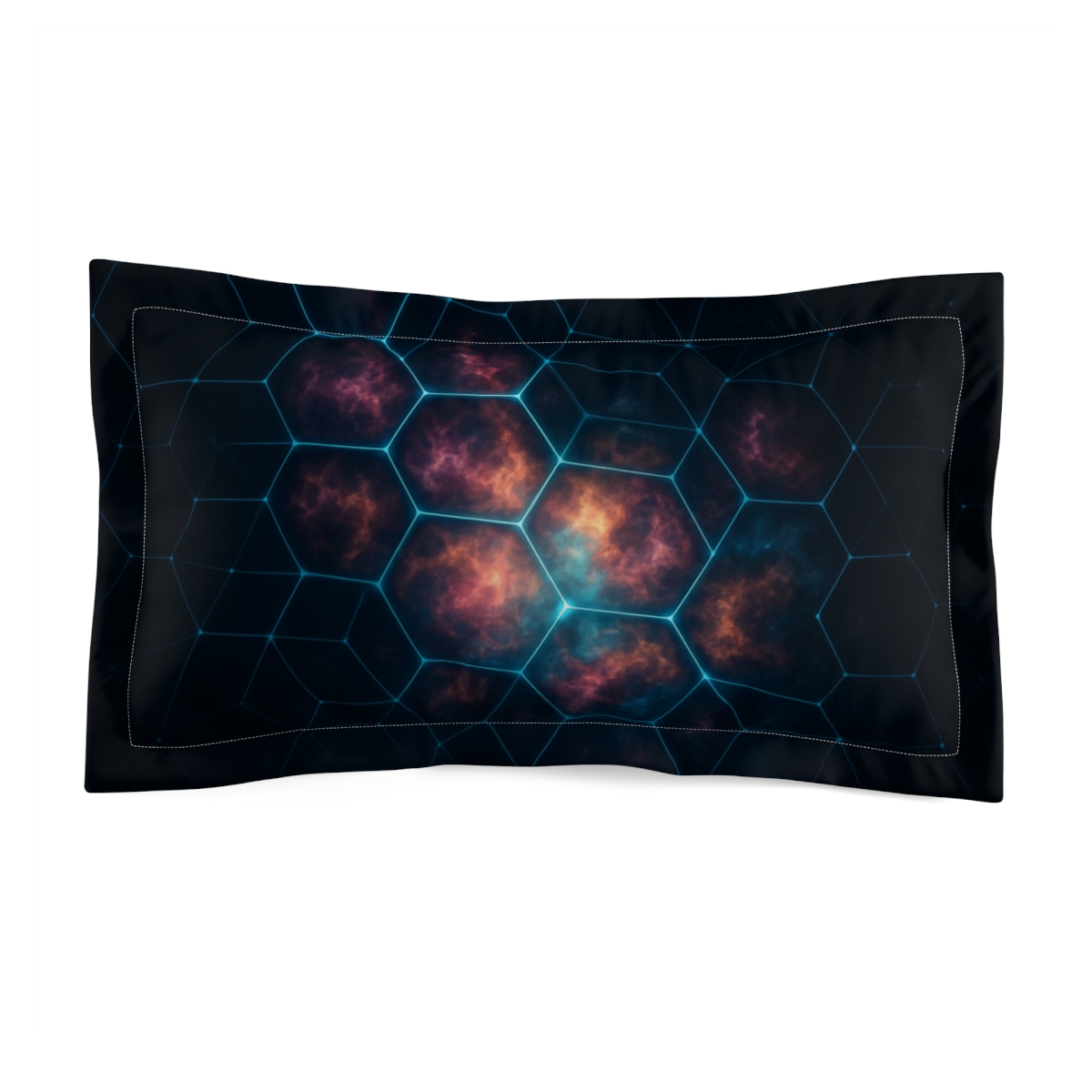 Fractaled Nebula Lattice custom pillows