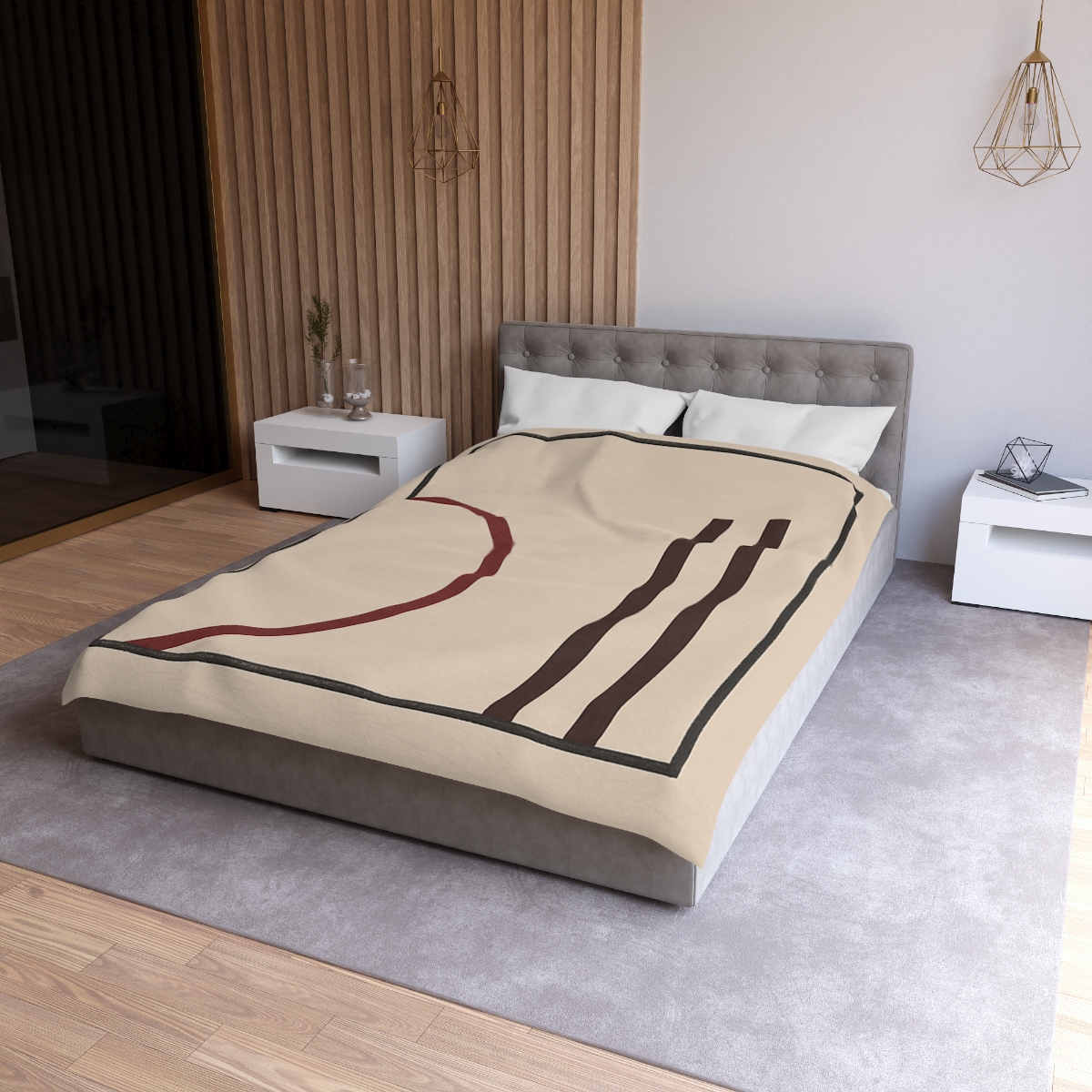 Framed Arc And Twin Columns soft comforter duvets