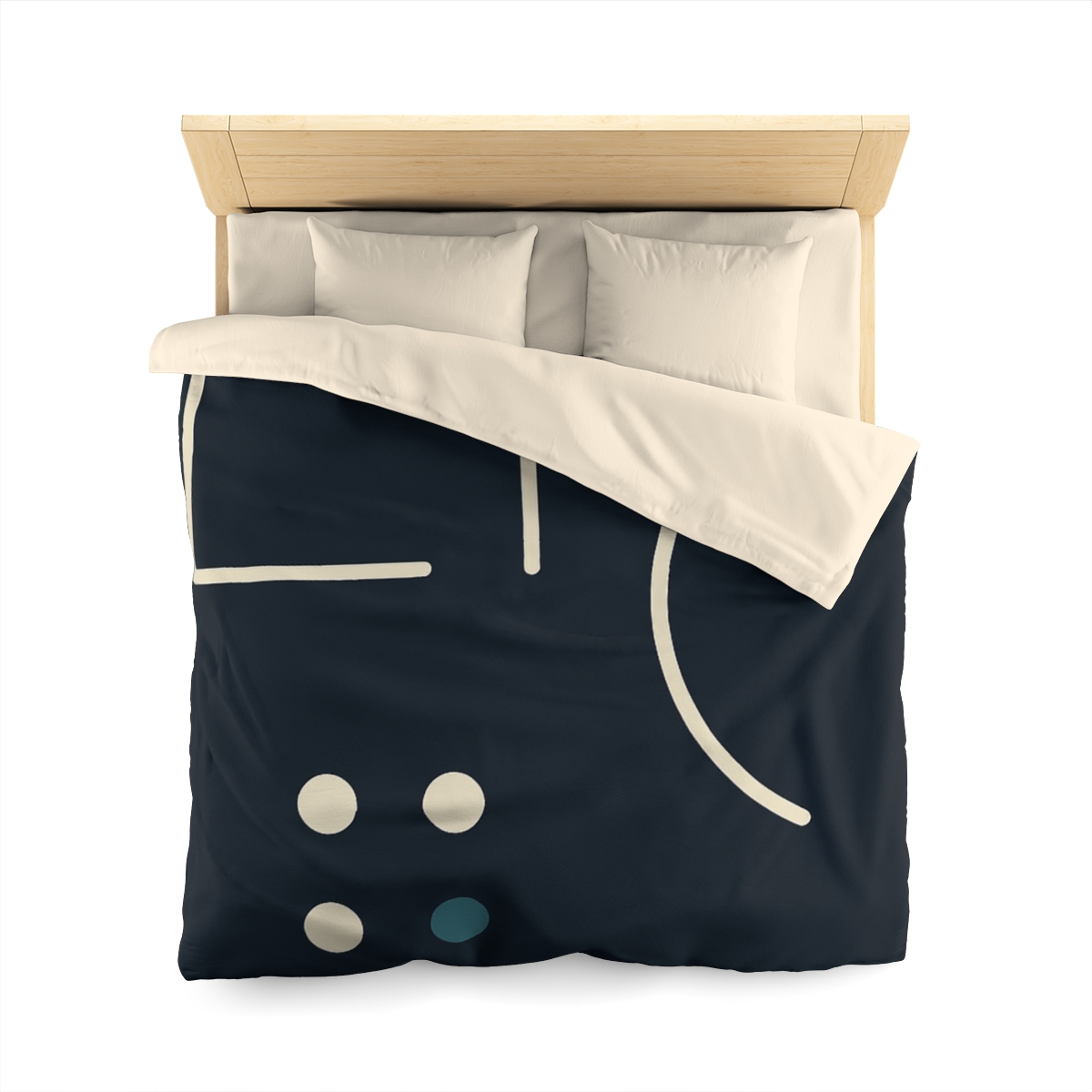 Framed Arc With Missing Cell Grid unique patterned duvets