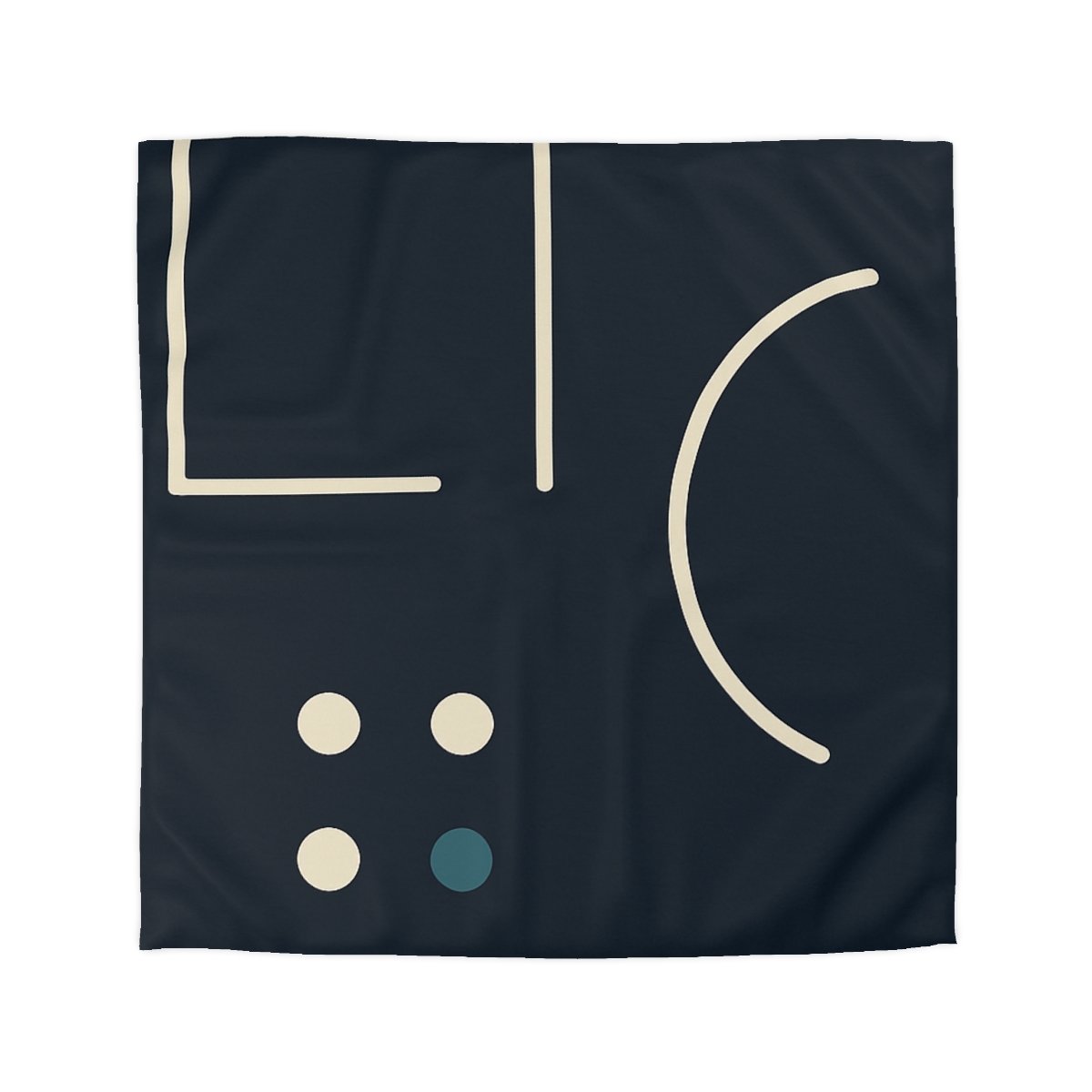 Framed Arc With Missing Cell Grid unique patterned duvets