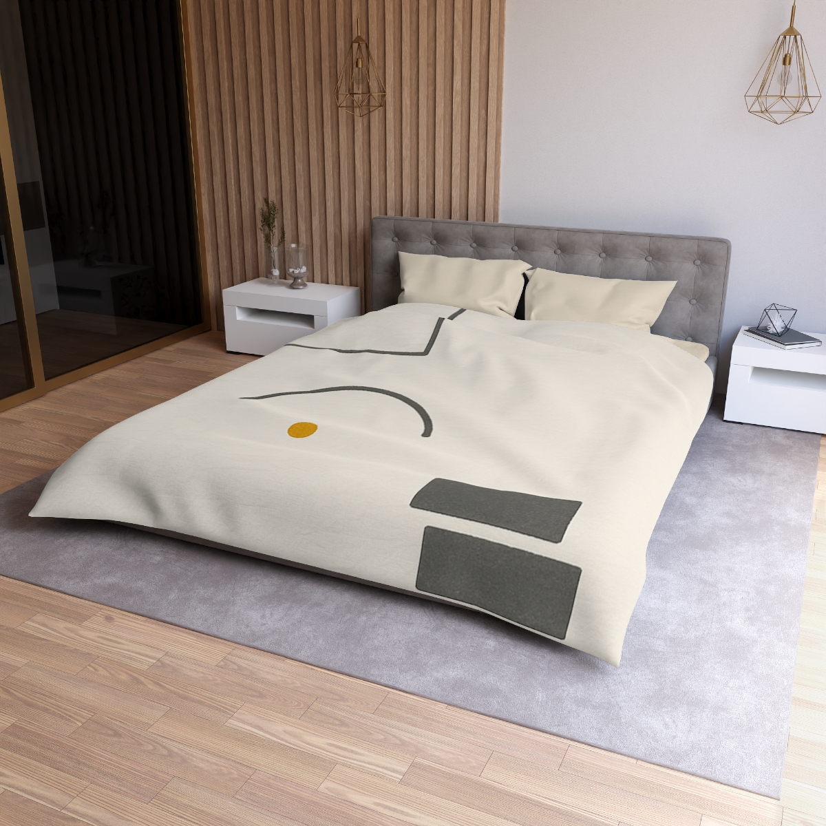 Framed Gap And Resting Arc warm winter duvets