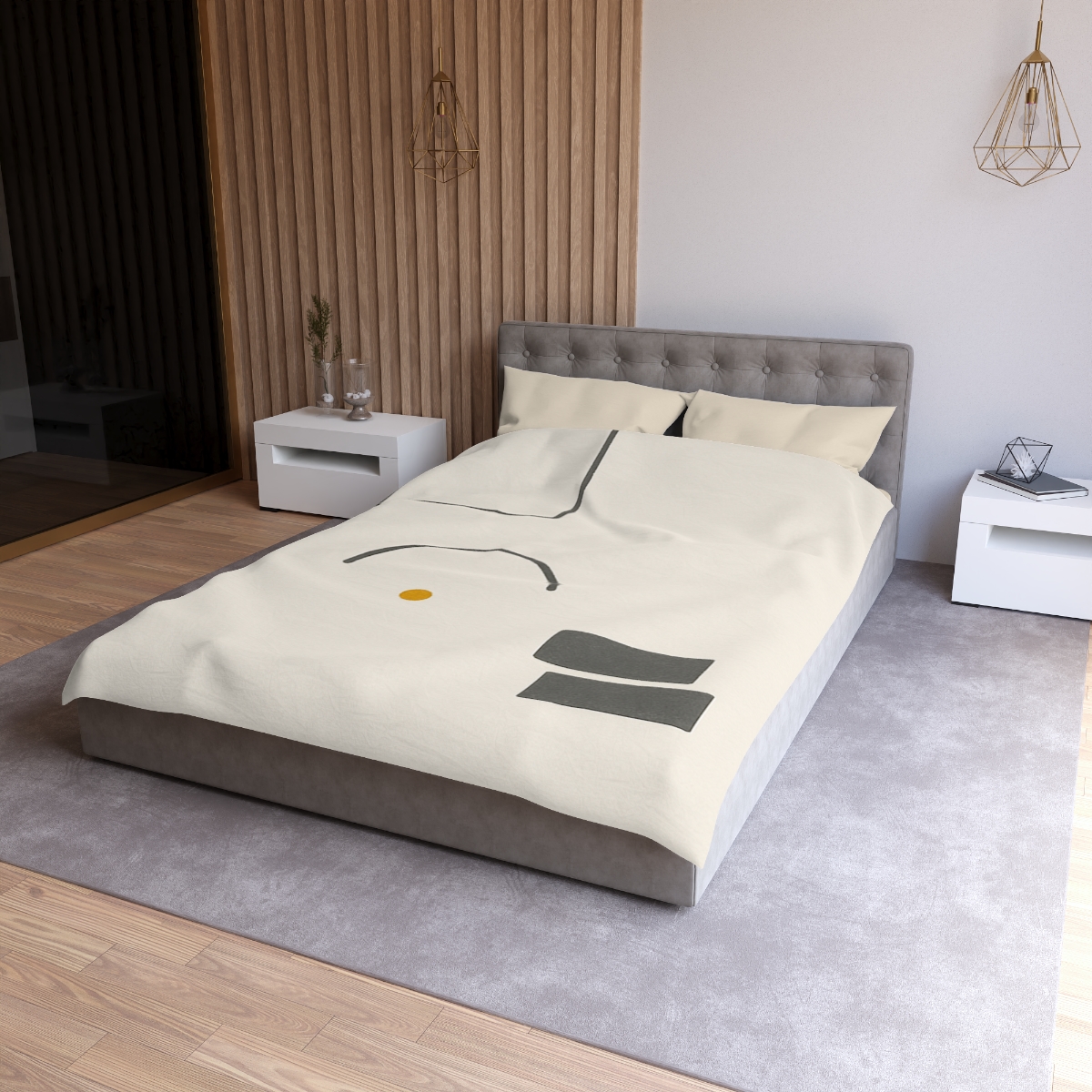 Framed Gap And Resting Arc warm winter duvets