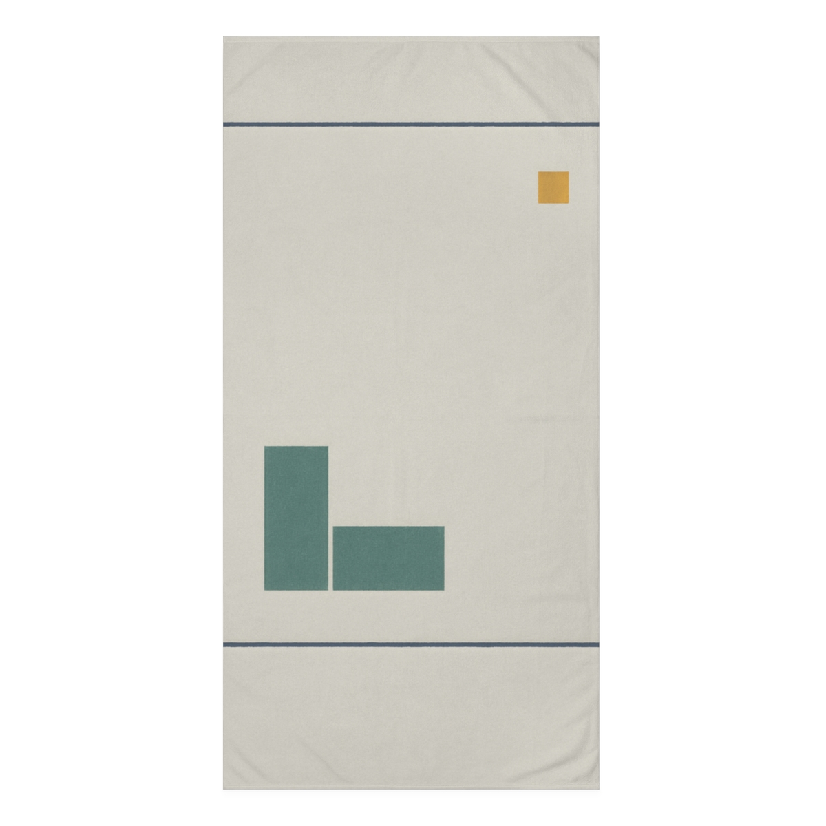 Framed Gap With Offset Blocks soft cotton towels