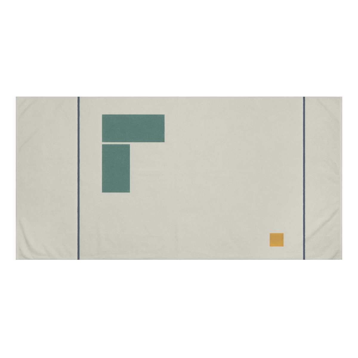 Framed Gap With Offset Blocks soft cotton towels
