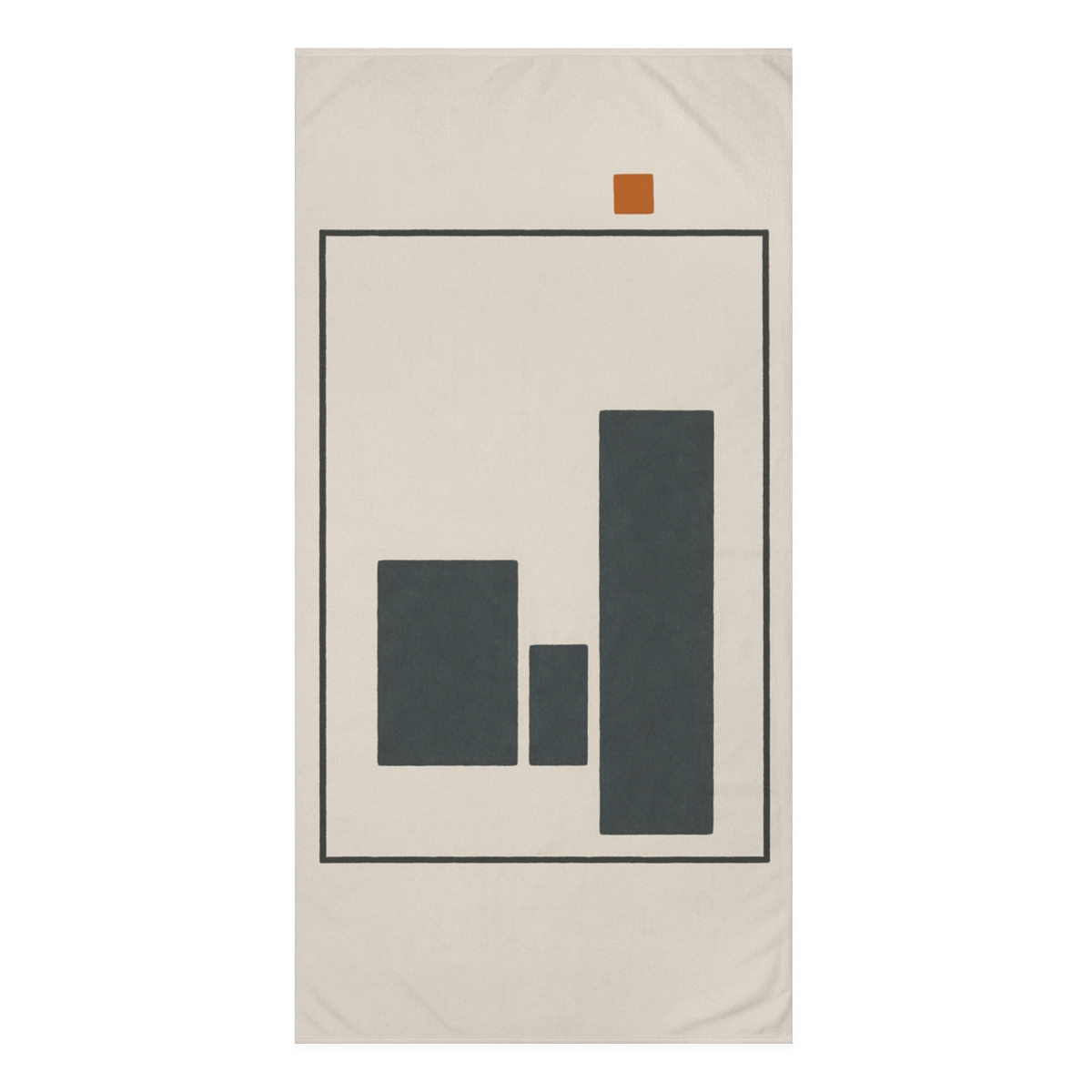 Framed Gap With Three Blocks trendy hand towels