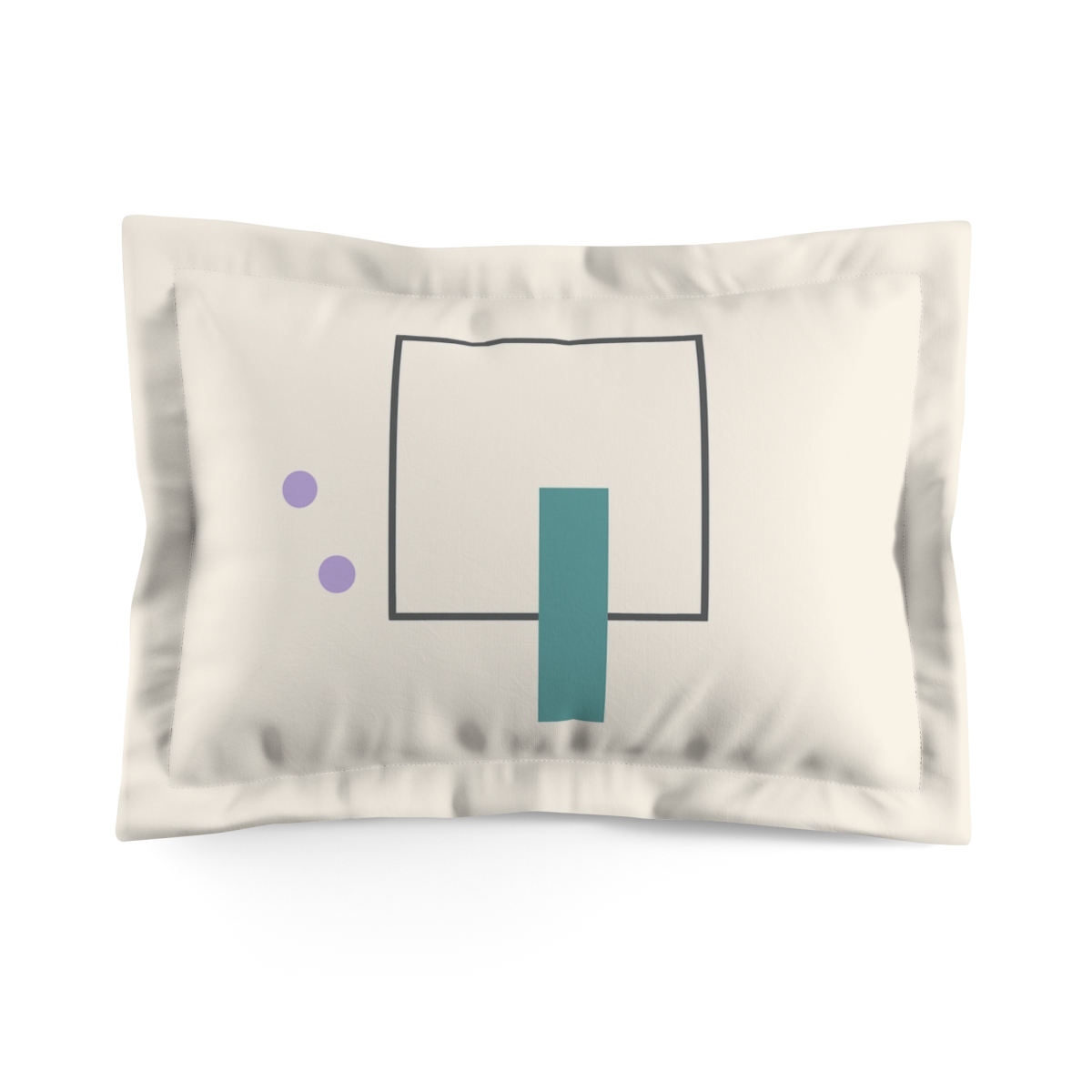 Framed Square With Sliding Bar unique shape pillows