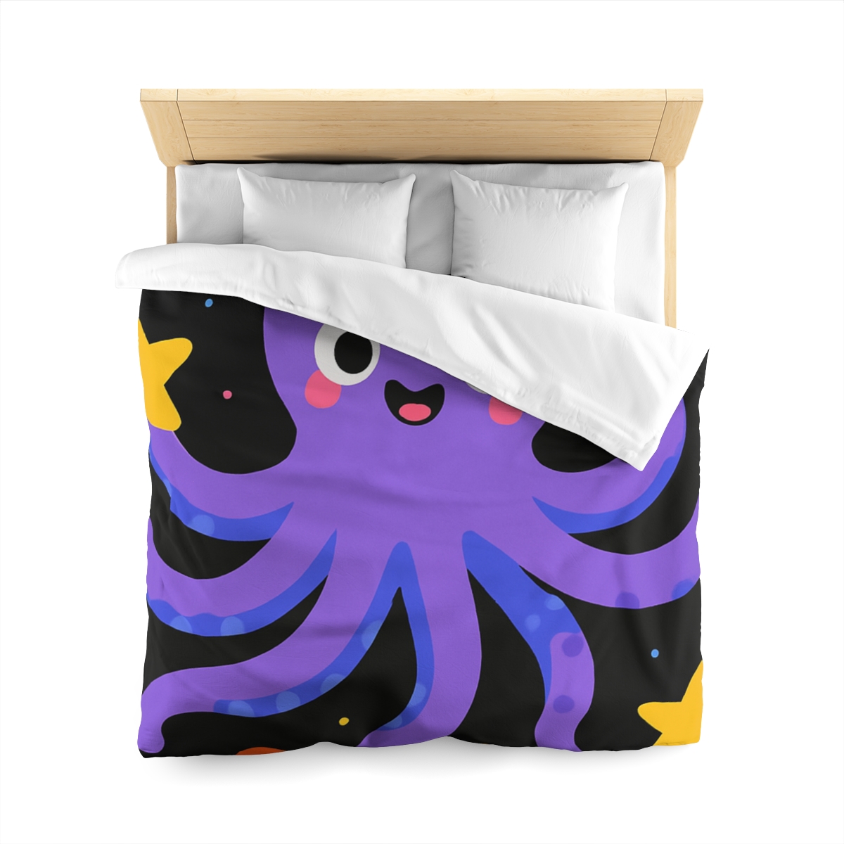 Friendly Space Octopus unique patterned duvets