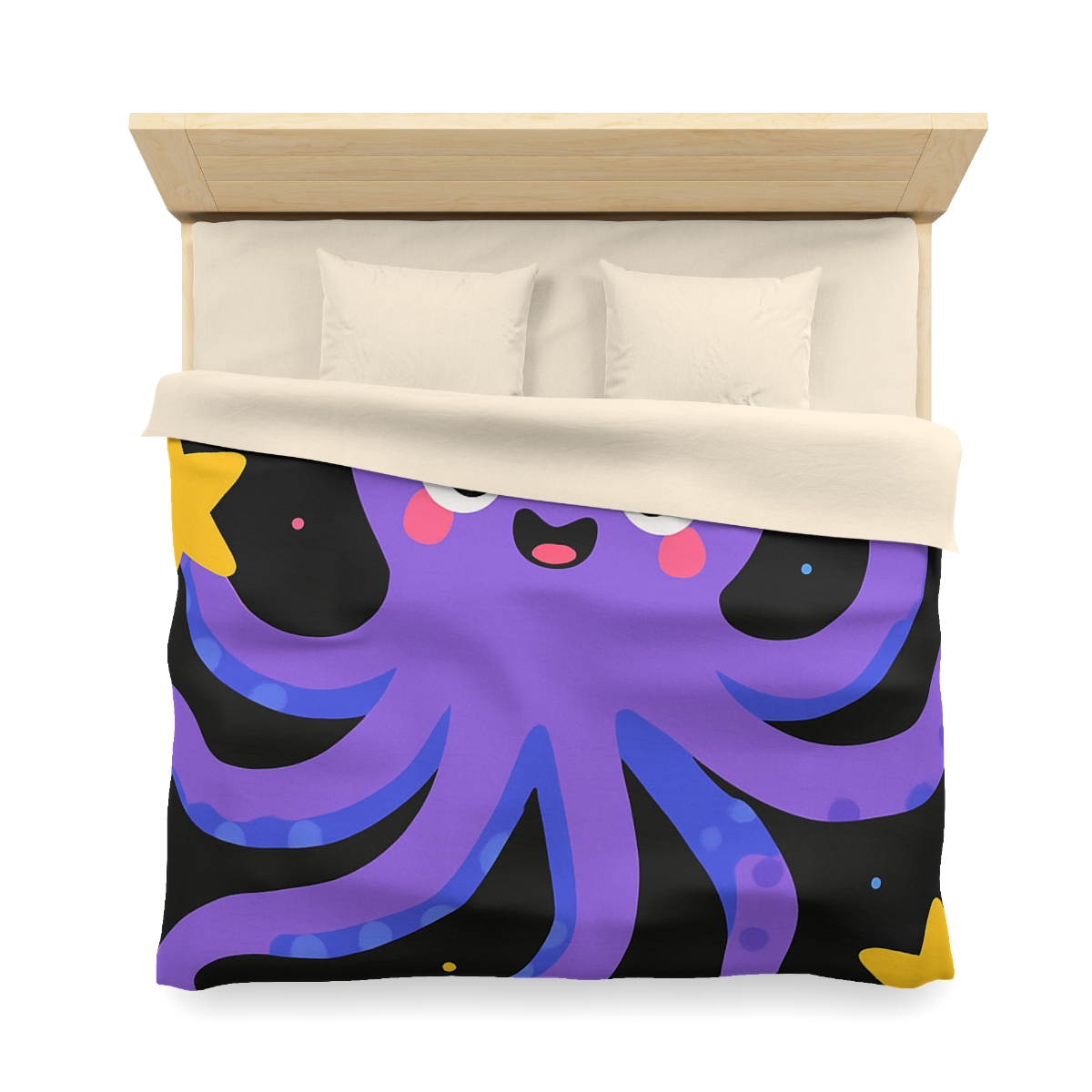 Friendly Space Octopus unique patterned duvets