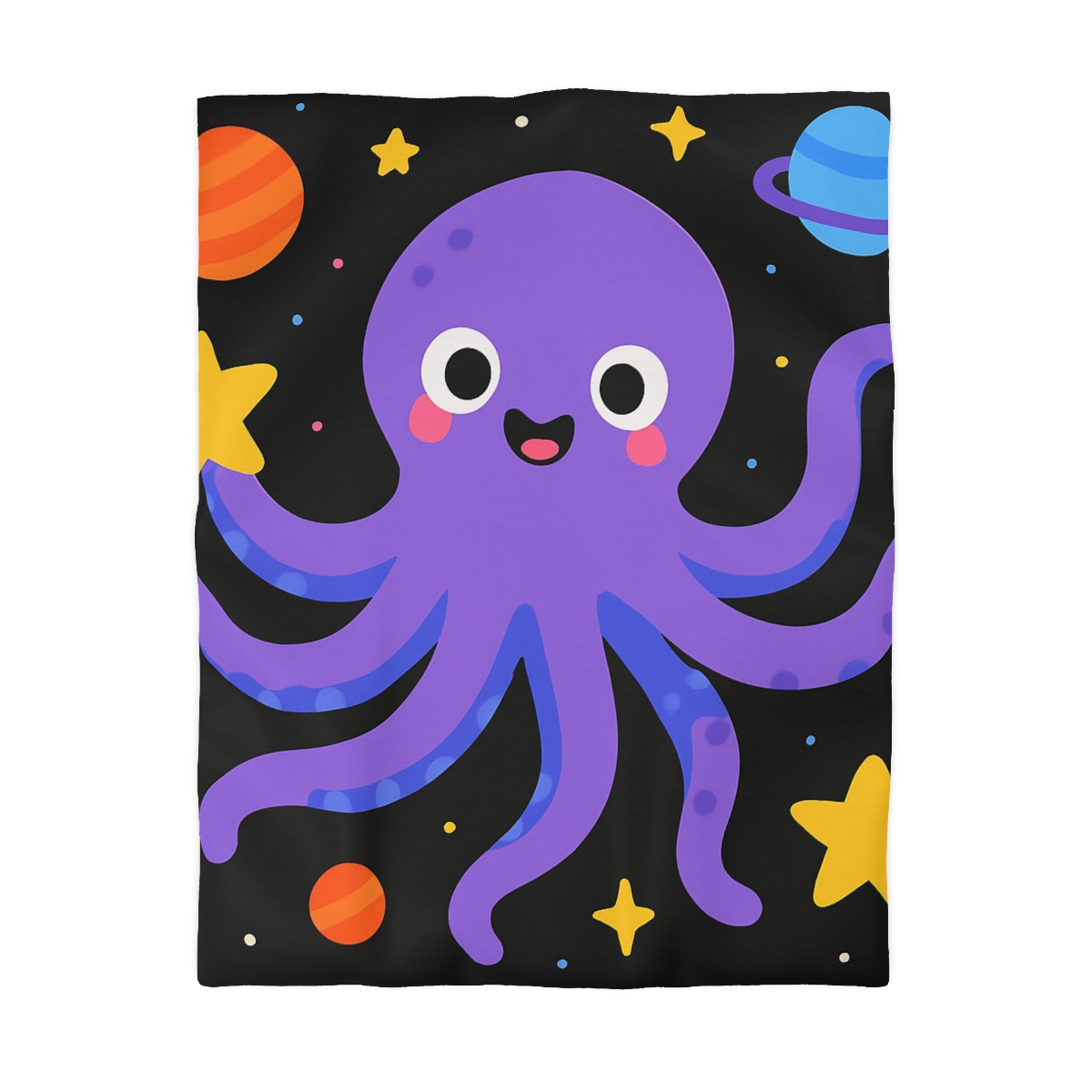 Friendly Space Octopus unique patterned duvets