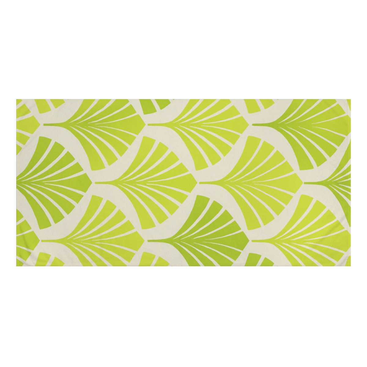 Frond Echo Geometry personalized bath towels