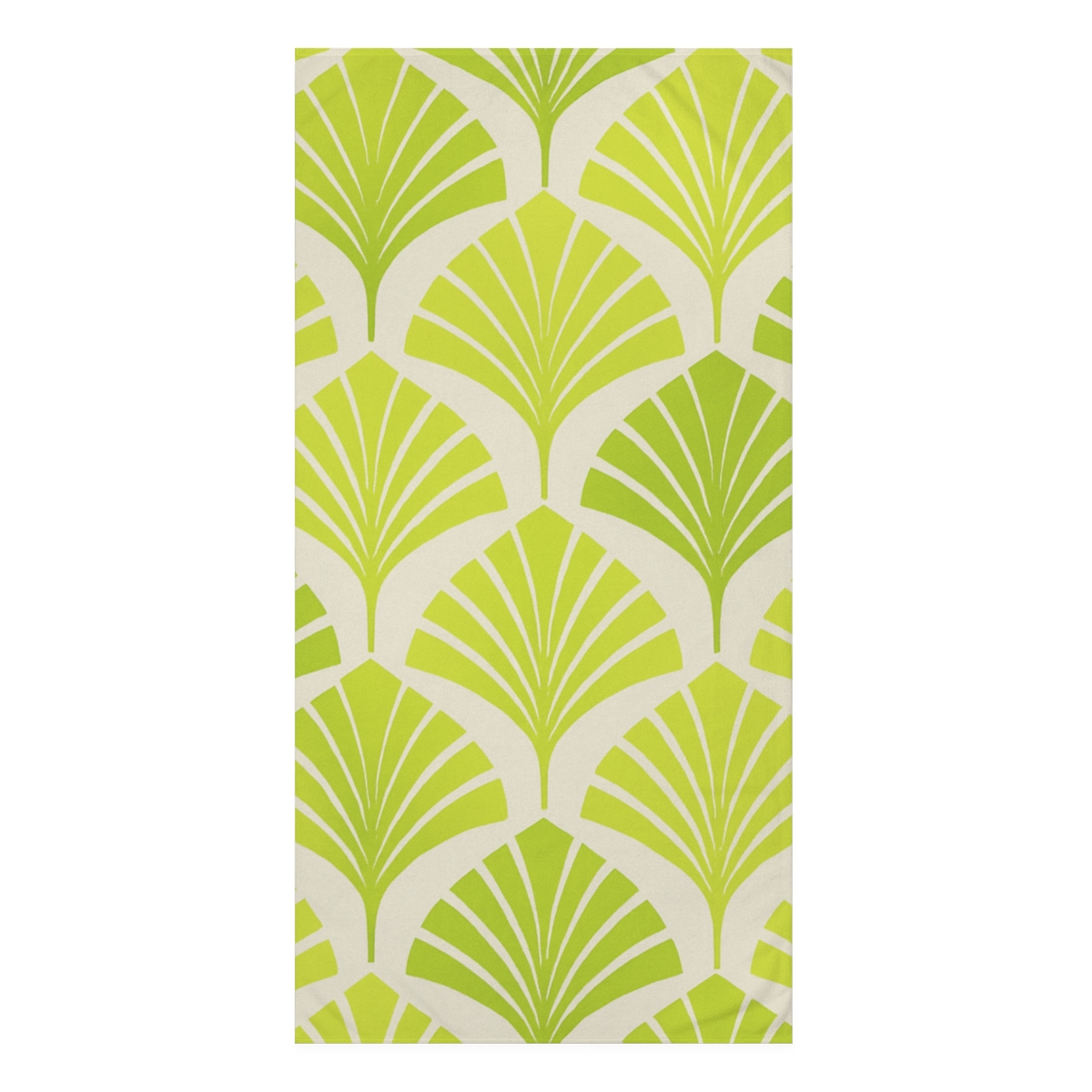 Frond Echo Geometry personalized bath towels