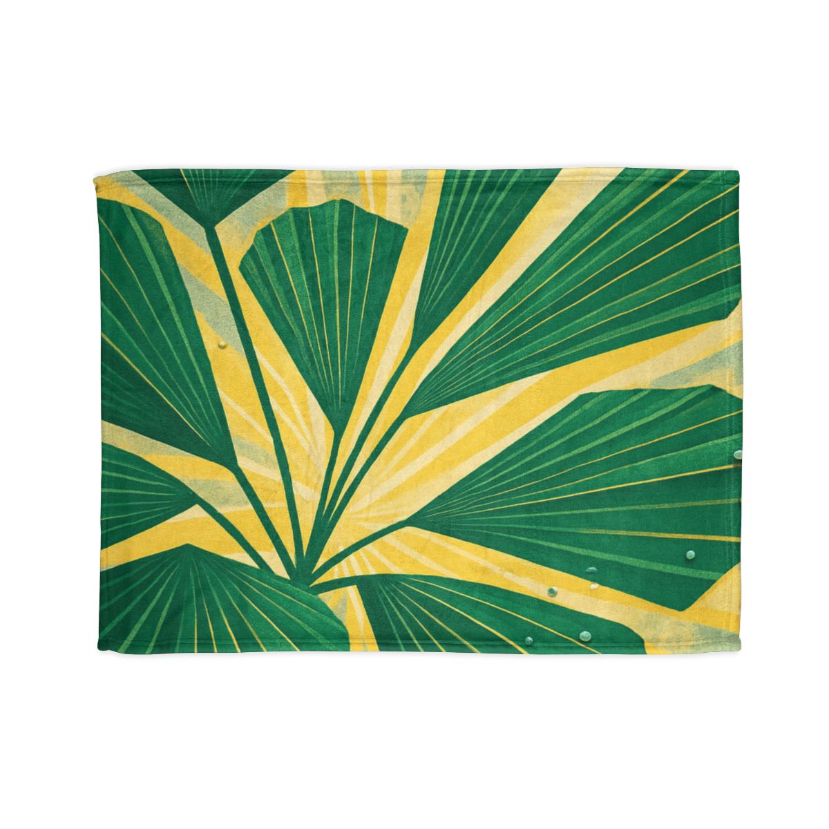 Frond Fan Radiance stylish throw blankets