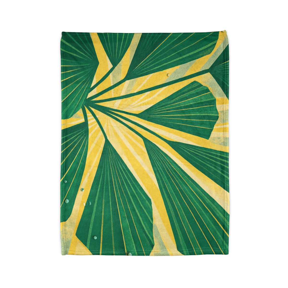 Frond Fan Radiance stylish throw blankets