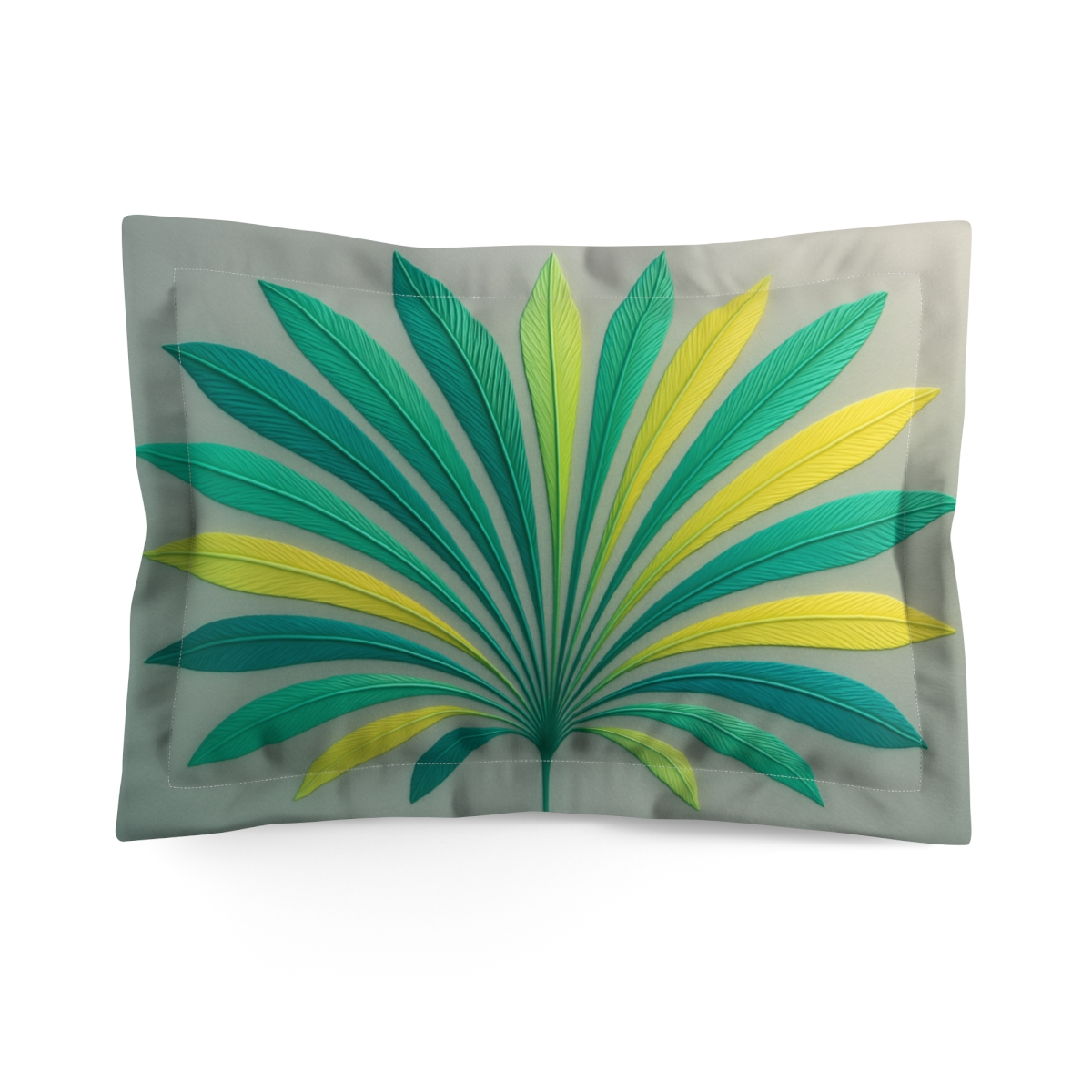 Frond Fan Radiant Burst personalized decorative pillows