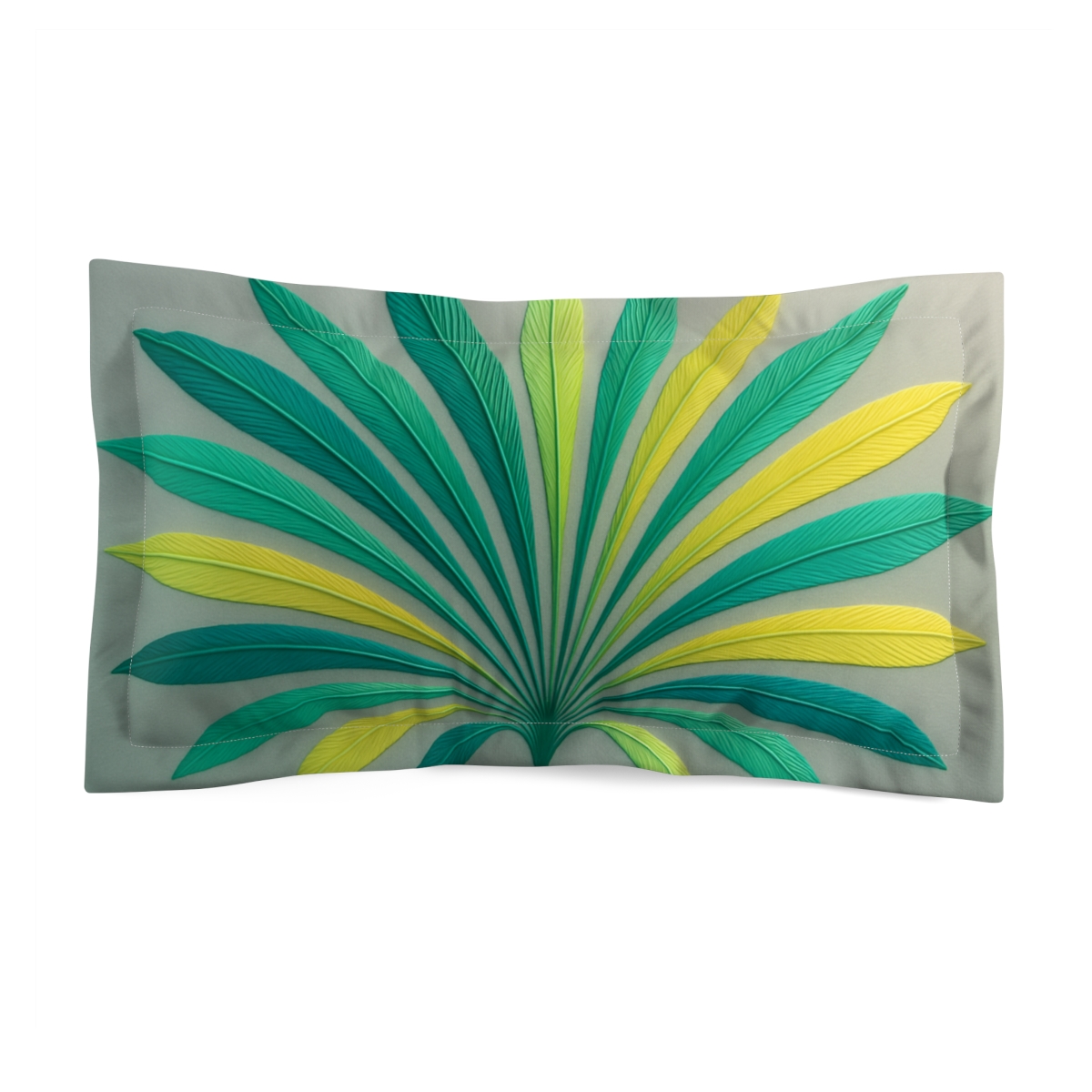 Frond Fan Radiant Burst personalized decorative pillows