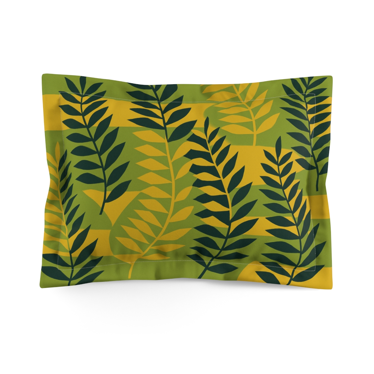 Frond Geometry Cascade comfortable bed pillows