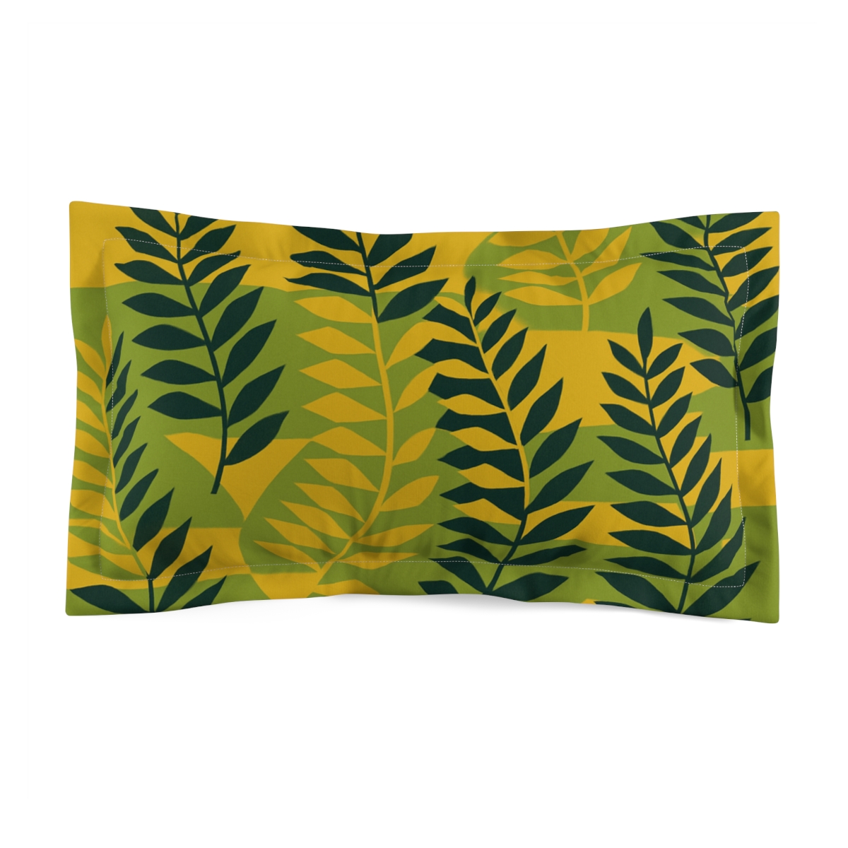 Frond Geometry Cascade comfortable bed pillows