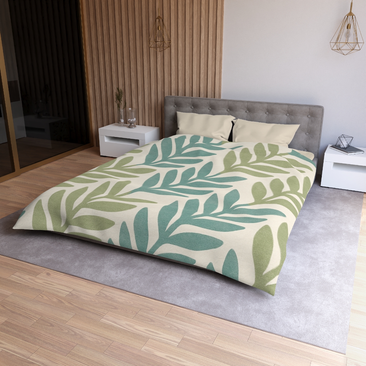 Frond Geometry Sequence duvets for gifts