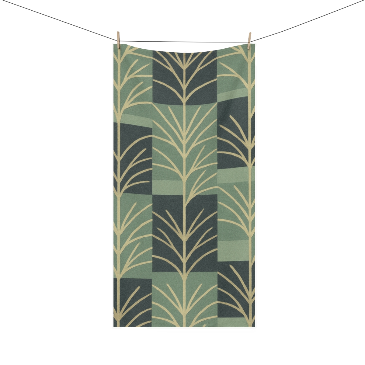 Frond Geometry Tapestry stylish beach towels