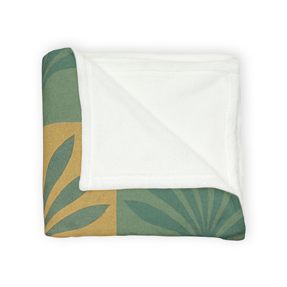Frond Grid Harmony designer printed blankets