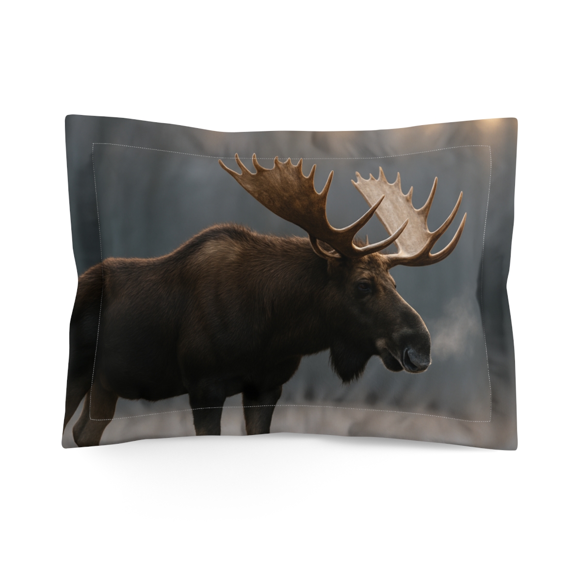 Frost Breath Moose soft plush pillows