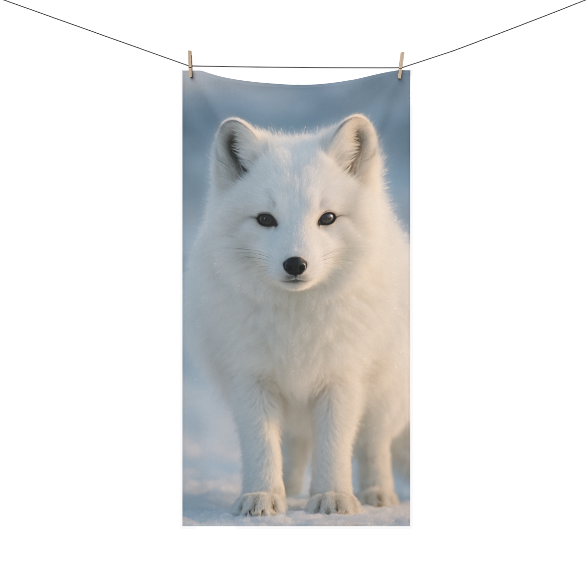 Frost Guard Arctic Fox soft cotton towels