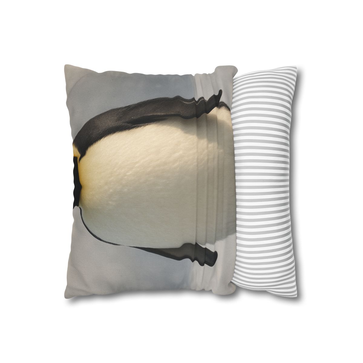 Frost Halo Emperor Penguin personalized pillow covers