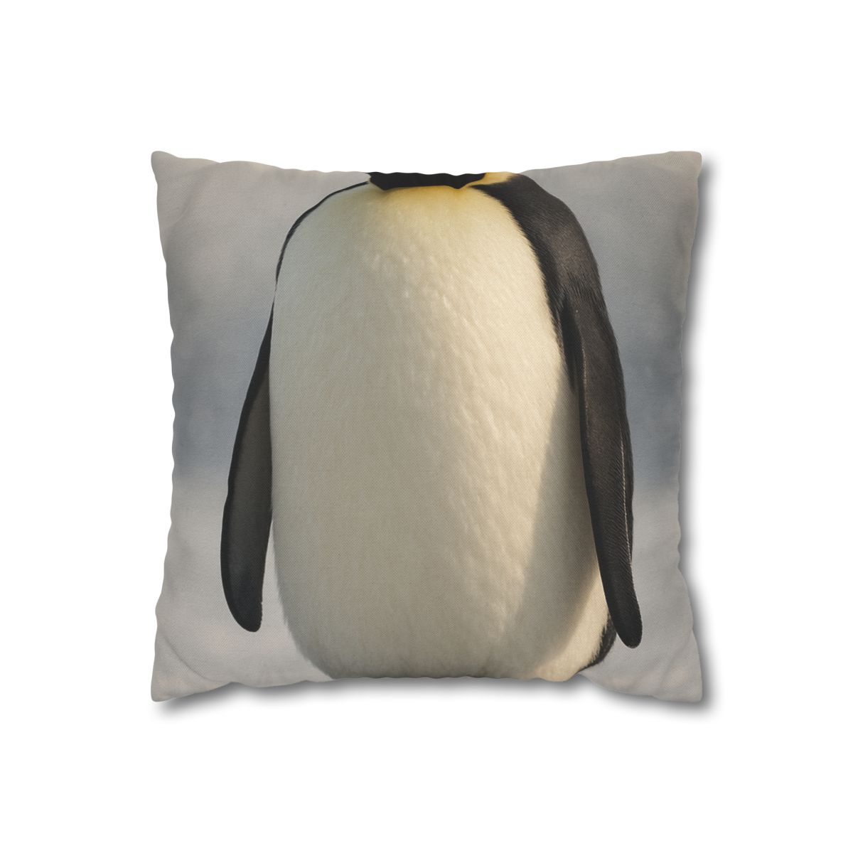 Frost Halo Emperor Penguin personalized pillow covers