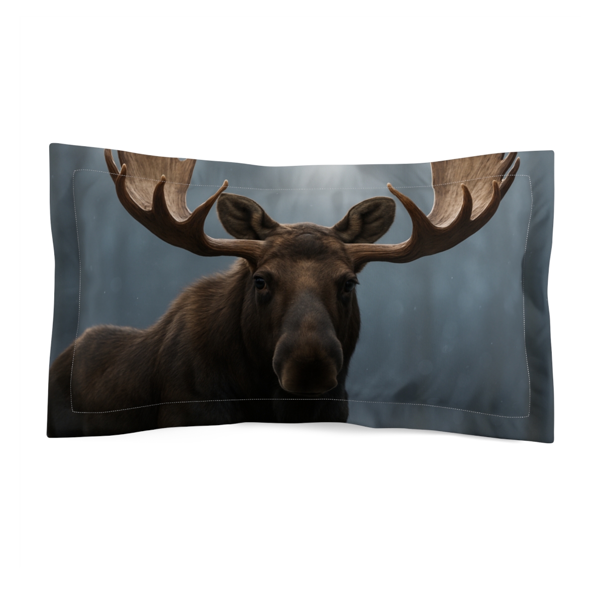 Frost Horizon Moose unique shape pillows