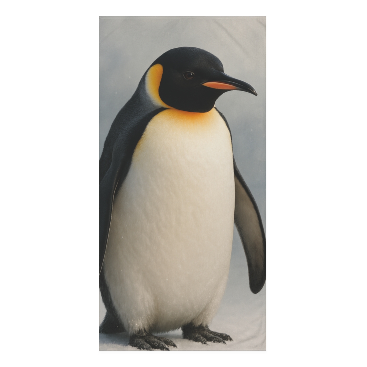 Frost Lantern Emperor Penguin soft cotton towels