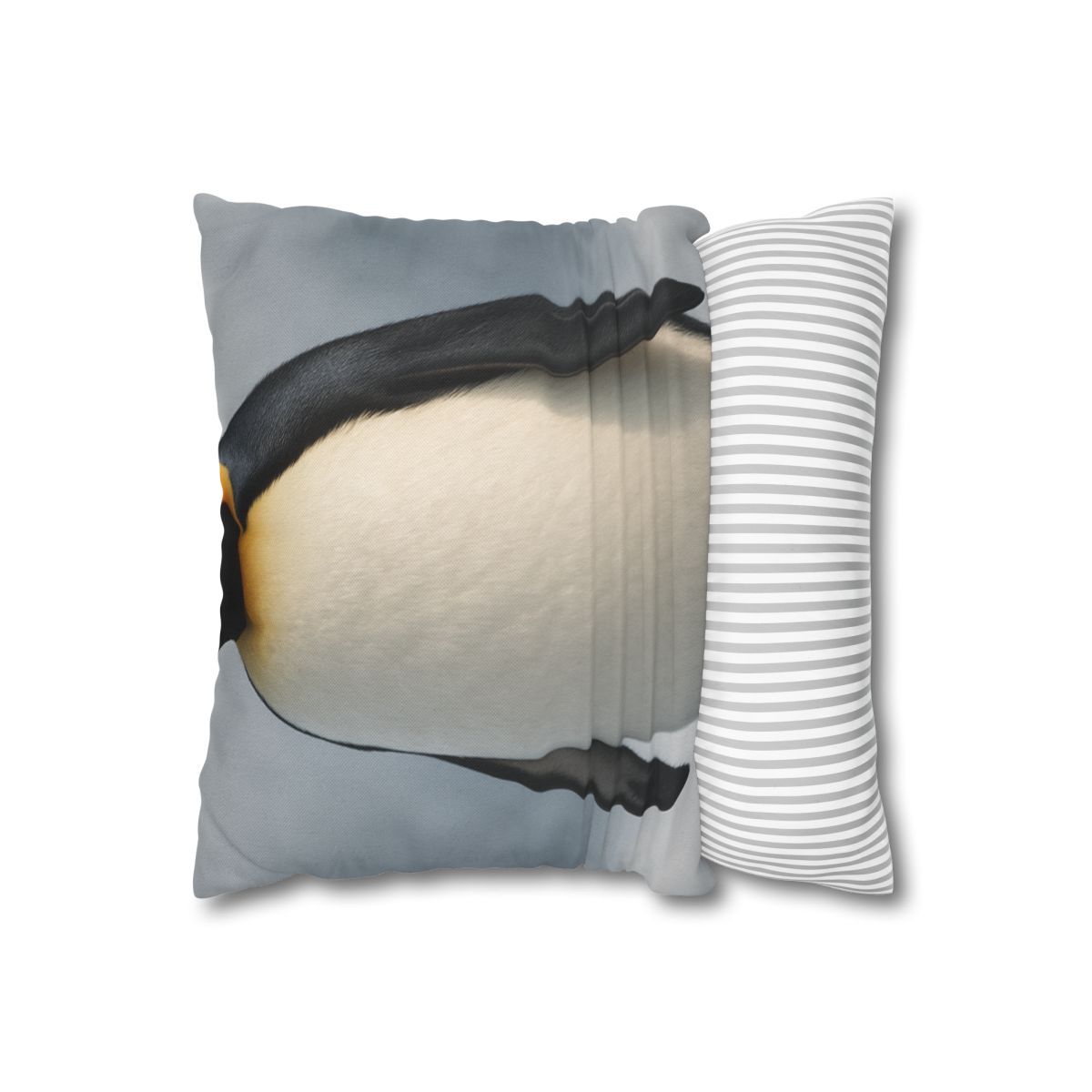 Frost Line Emperor Penguin designer print pillow cases