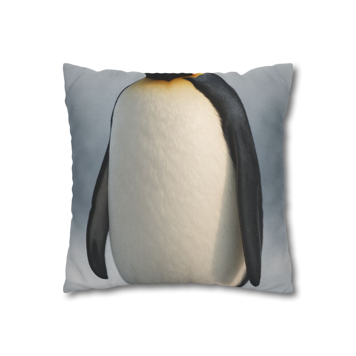 Frost Line Emperor Penguin designer print pillow cases