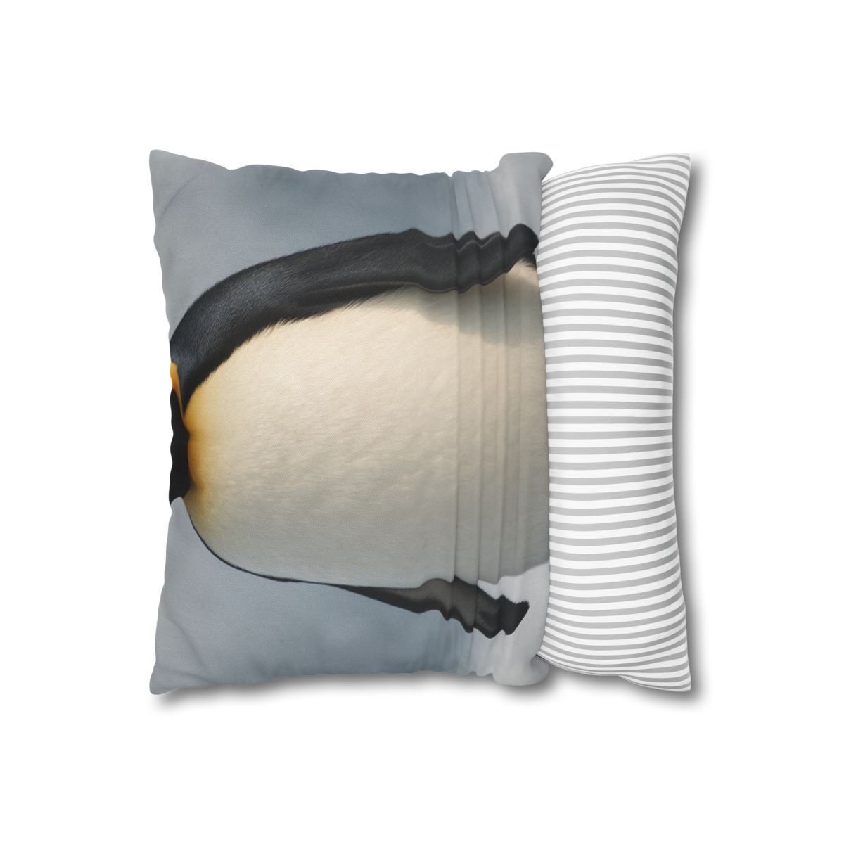 Frost Line Emperor Penguin designer print pillow cases