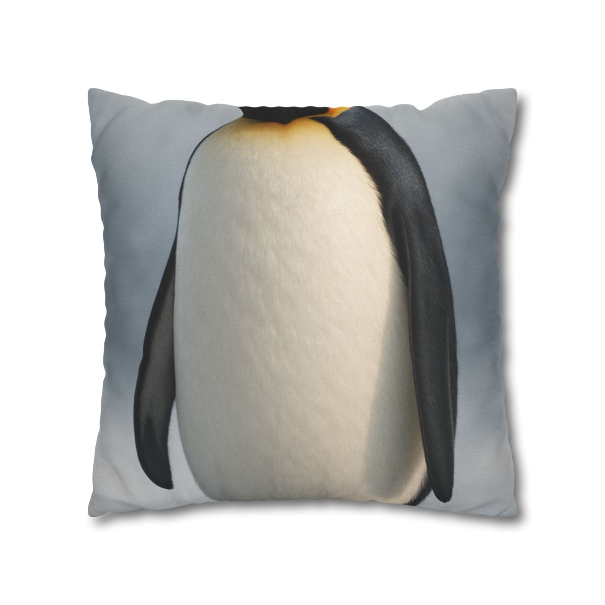 Frost Line Emperor Penguin designer print pillow cases